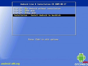 Install dialog
