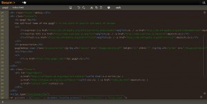 Bespin editor interface