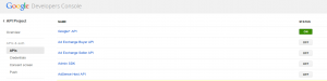 Enable Google+ API