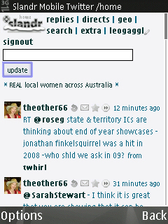 Slandr screenshot