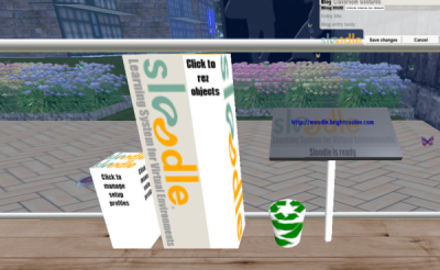 Sloodle screenshot
